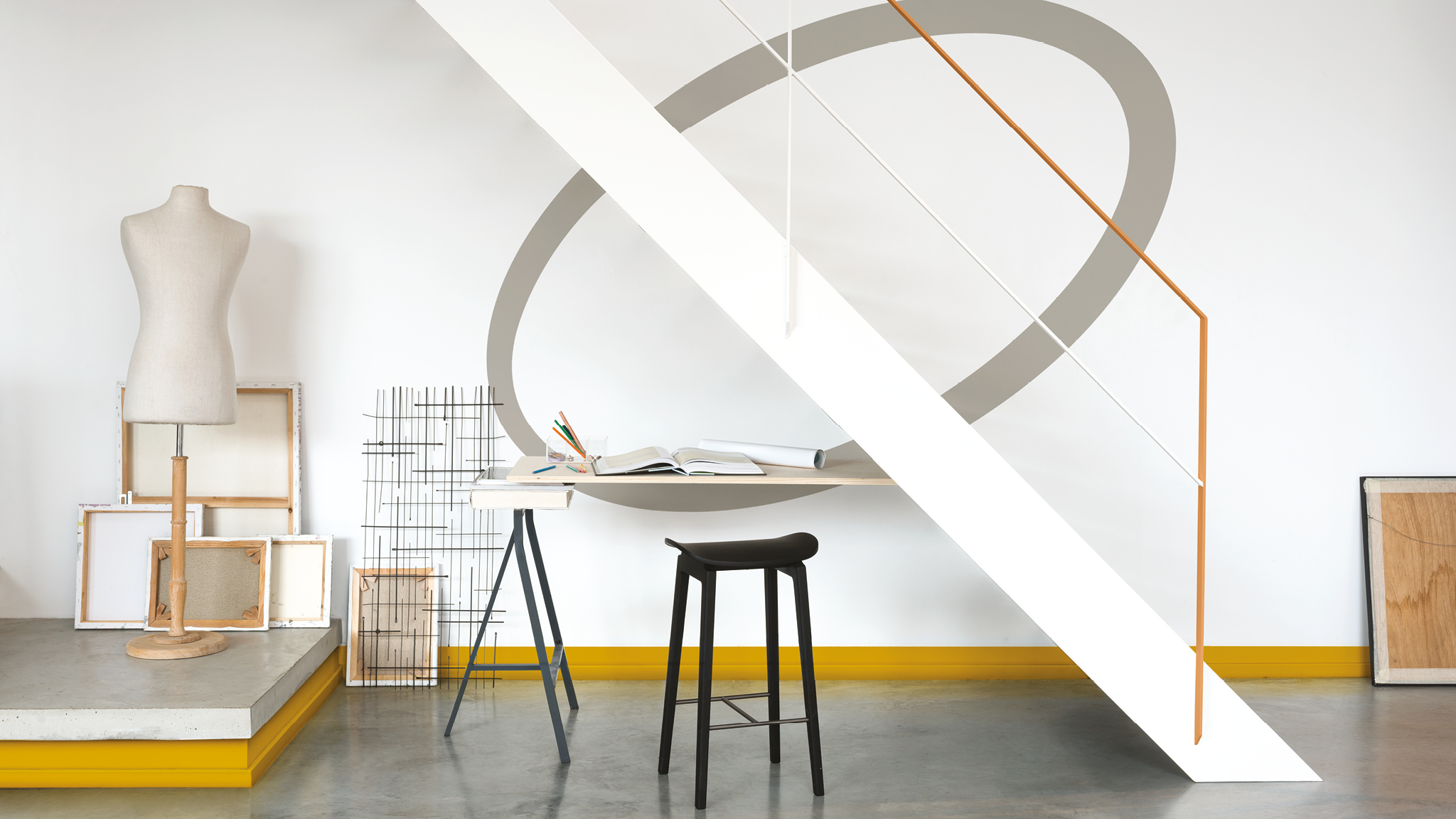 Ovalt arbejdsområde Definer dit arbejdsområde ved at bruge farver i dynamiske design.