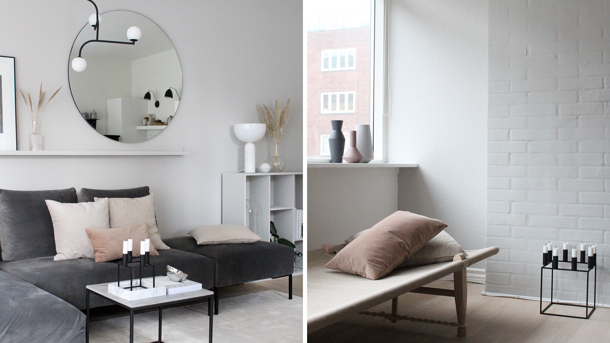 Carla maler vægge i farven WarmGrey CarlaSofieMolge Warm Grey